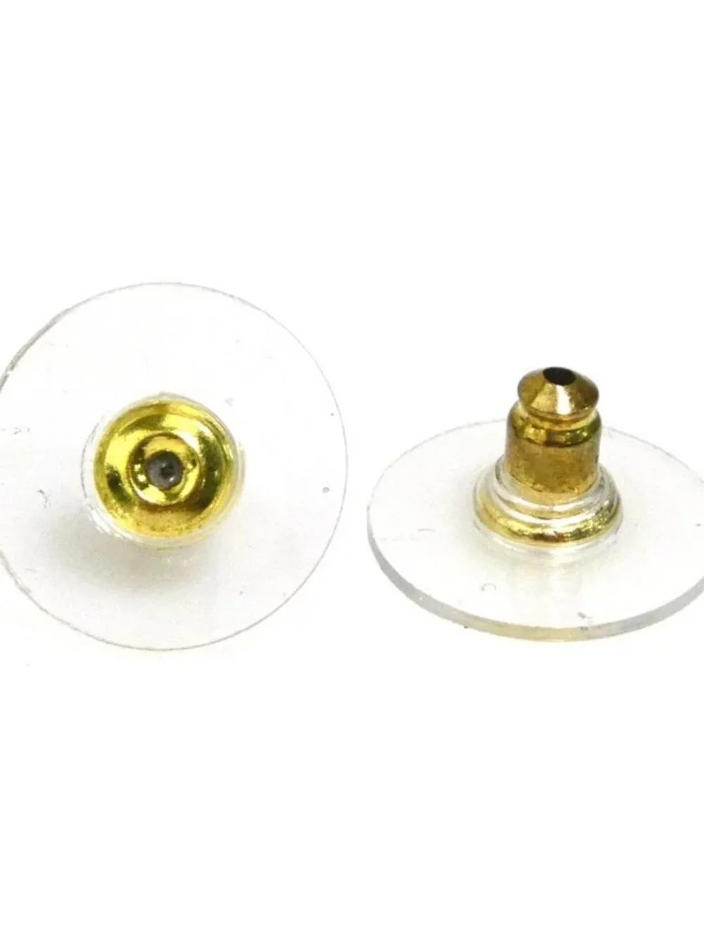 CHANEL CC Logo Pierce Earrings Gold/Black/Pink Metal/Enamel